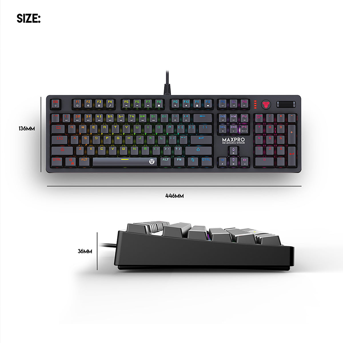 FANTECH MK851  GAMING WIRED MECHANICAL KEYBOARD