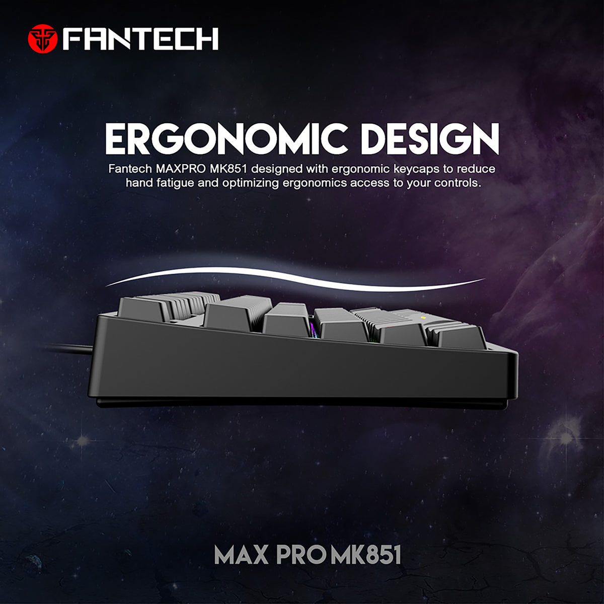 FANTECH MK851  GAMING WIRED MECHANICAL KEYBOARD