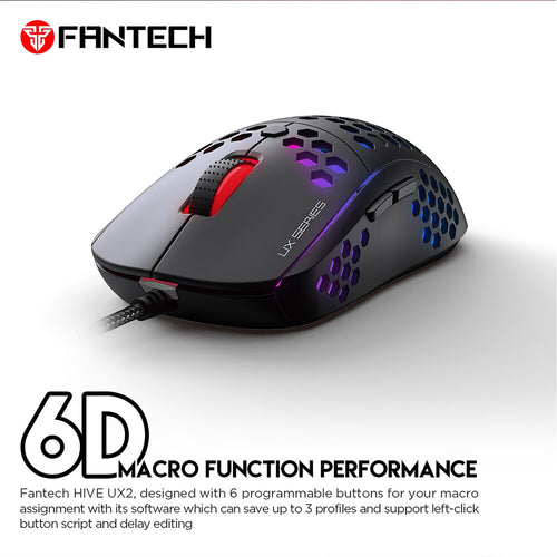 FANTECH HIVE UX2 WIRED PRO-GAMING MOUSE