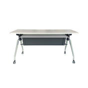 FOLDING TRAINING TABLE WITH INTEGRATED MODESTY PANEL