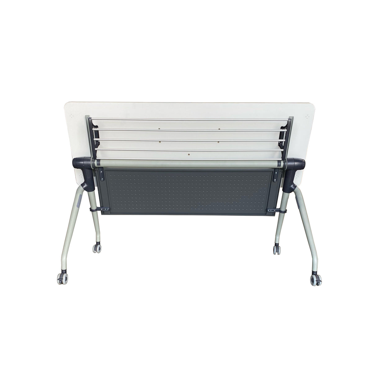 FOLDING TRAINING TABLE WITH INTEGRATED MODESTY PANEL