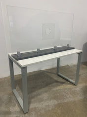 FRONTLINE20 COUNTERTOP 24" INVISIBLE BARRIER WITH CLEAR SPEAK THRU