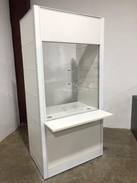 FRONTLINE20 60"W X 24"D X 81"H TRANSACTION-HEIGHT 30" TOP BOOTH