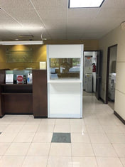 FRONTLINE20 36"W X 24"Dx 81"H COUNTER-HEIGHT 42" RECEPTION BOOTH