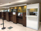 FRONTLINE20 36"W X 24"D X 81"H TRANSACTION-HEIGHT 30" TOP BOOTH