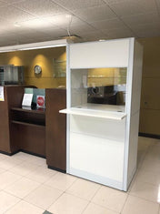 FRONTLINE20 36"W X 24"D X 81"H TRANSACTION-HEIGHT 30" TOP BOOTH