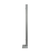 acrylic shield panel screen metal support