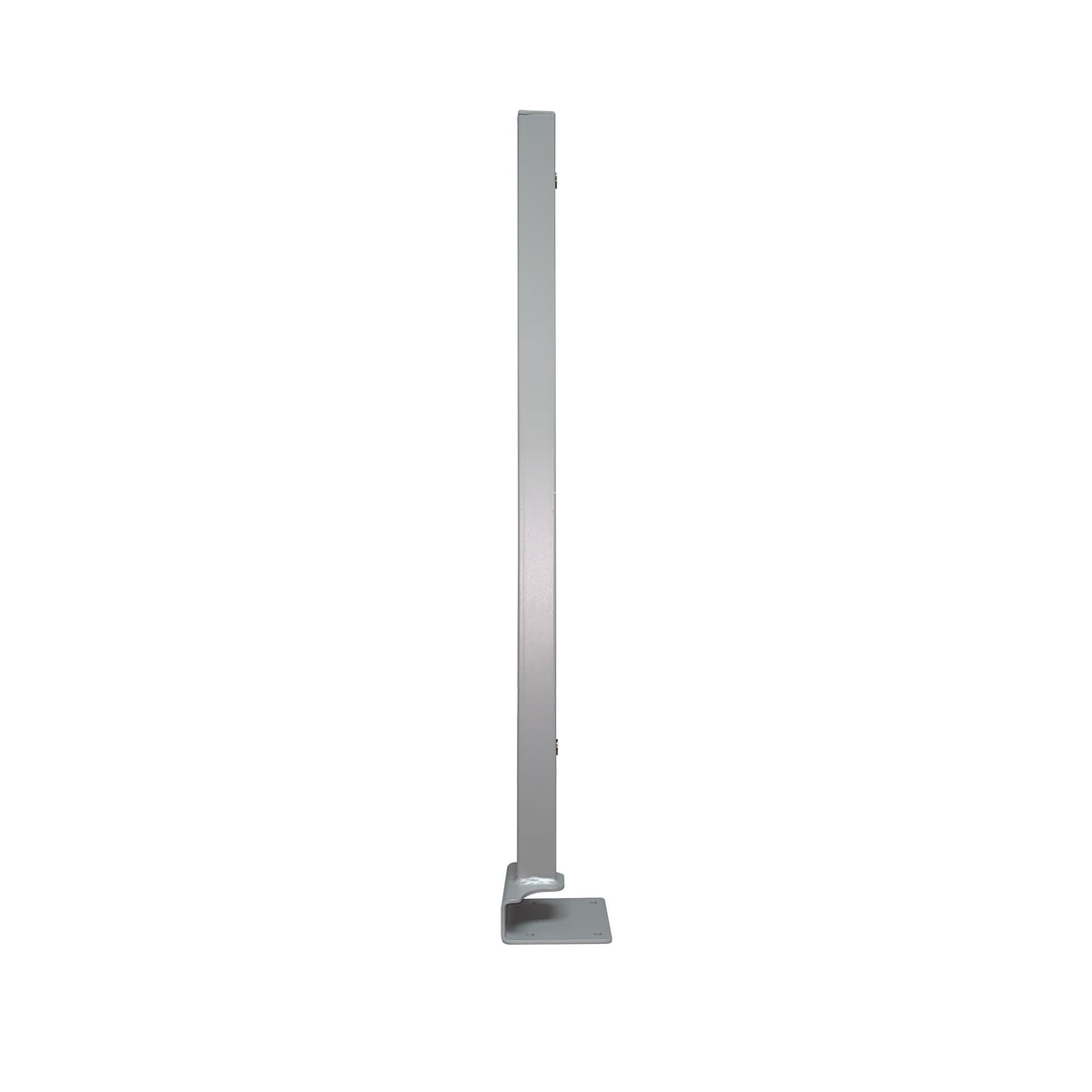 acrylic shield panel metal support