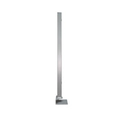 acrylic shield panel metal support