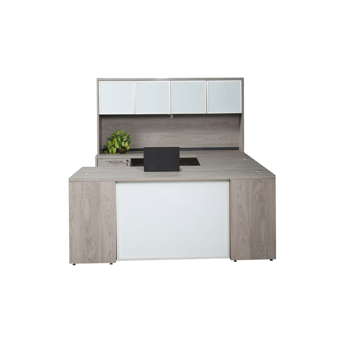 KONA EXECUTIVE DESK WITH HUTCH COMBO