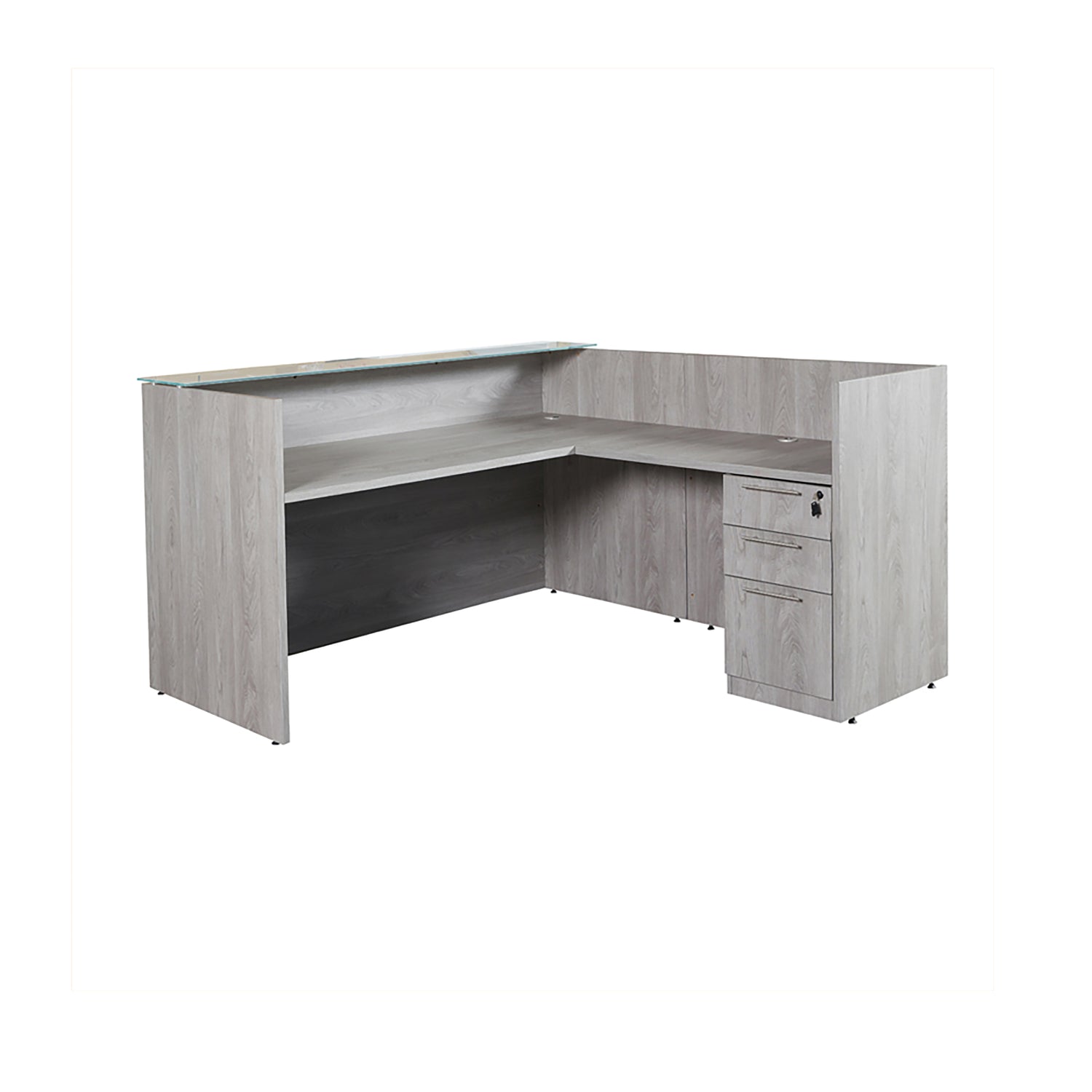 KONA RECEPTION COUNTER WITH RETURN OFX Office