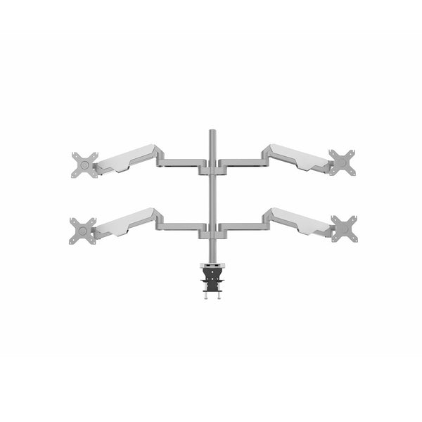 COMPUTER SPRING-ASSISTED FOUR MONITOR DESK MOUNT