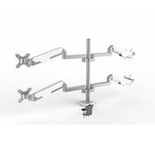 COMPUTER SPRING-ASSISTED FOUR MONITOR DESK MOUNT