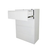 GLOBAL 4-DRAWER FIXED FRONT METAL LATERAL FILE