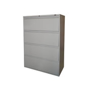 GLO-1936-4F12-GRY - 4-DRAWER LATERAL FILE-GLOBAL-OFXoffice