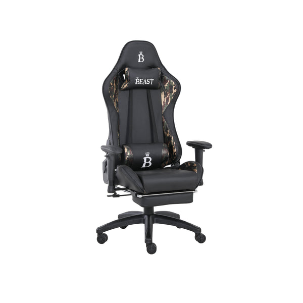 MEDUSA RACING-STYLE GAMING ERGONOMIC CHAIR WITH FOOTREST