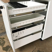 MATRIX HEAVY-DUTY STEEL MOBILE BOX/BOX/FILE PEDESTAL