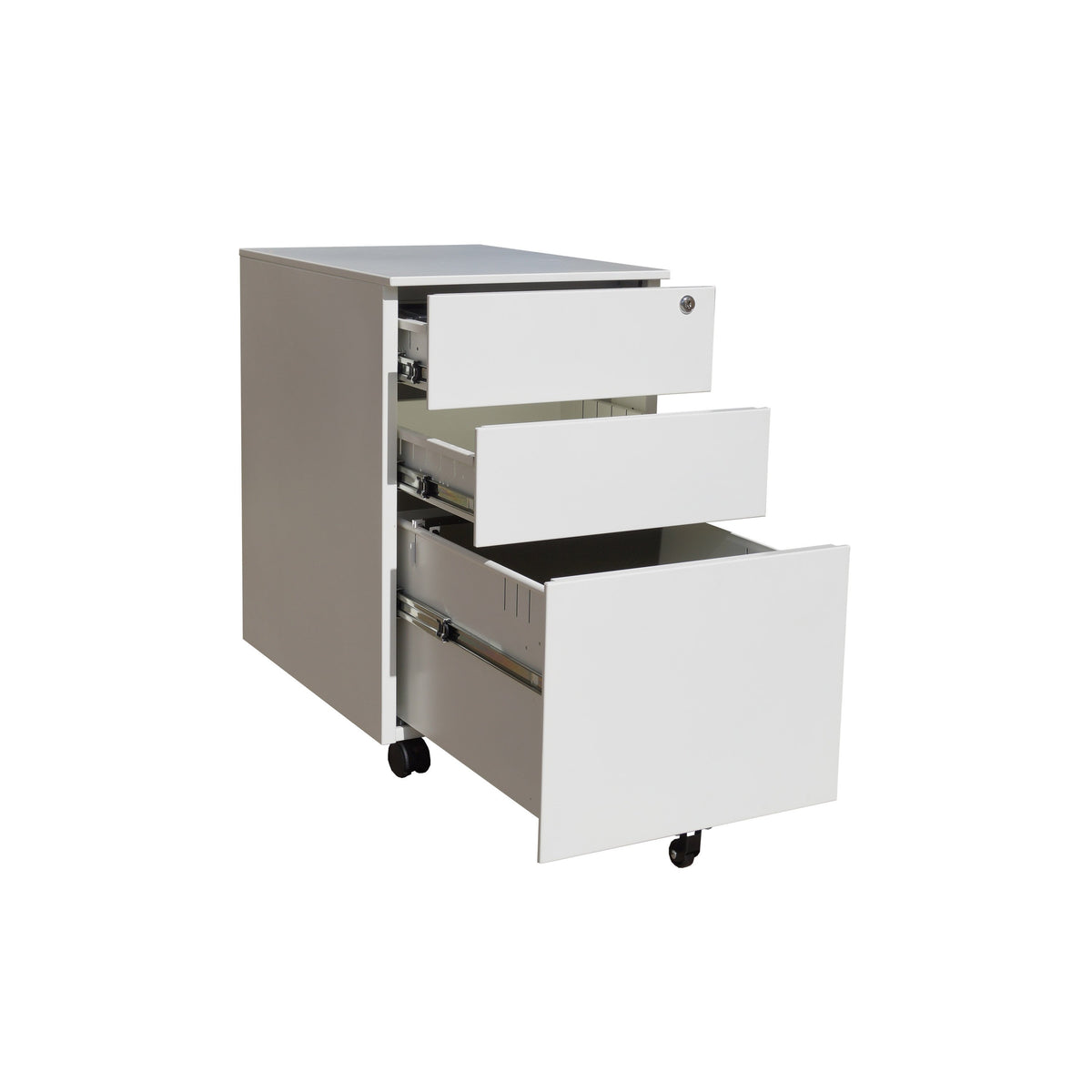 MATRIX HEAVY-DUTY STEEL MOBILE BOX/BOX/FILE PEDESTAL