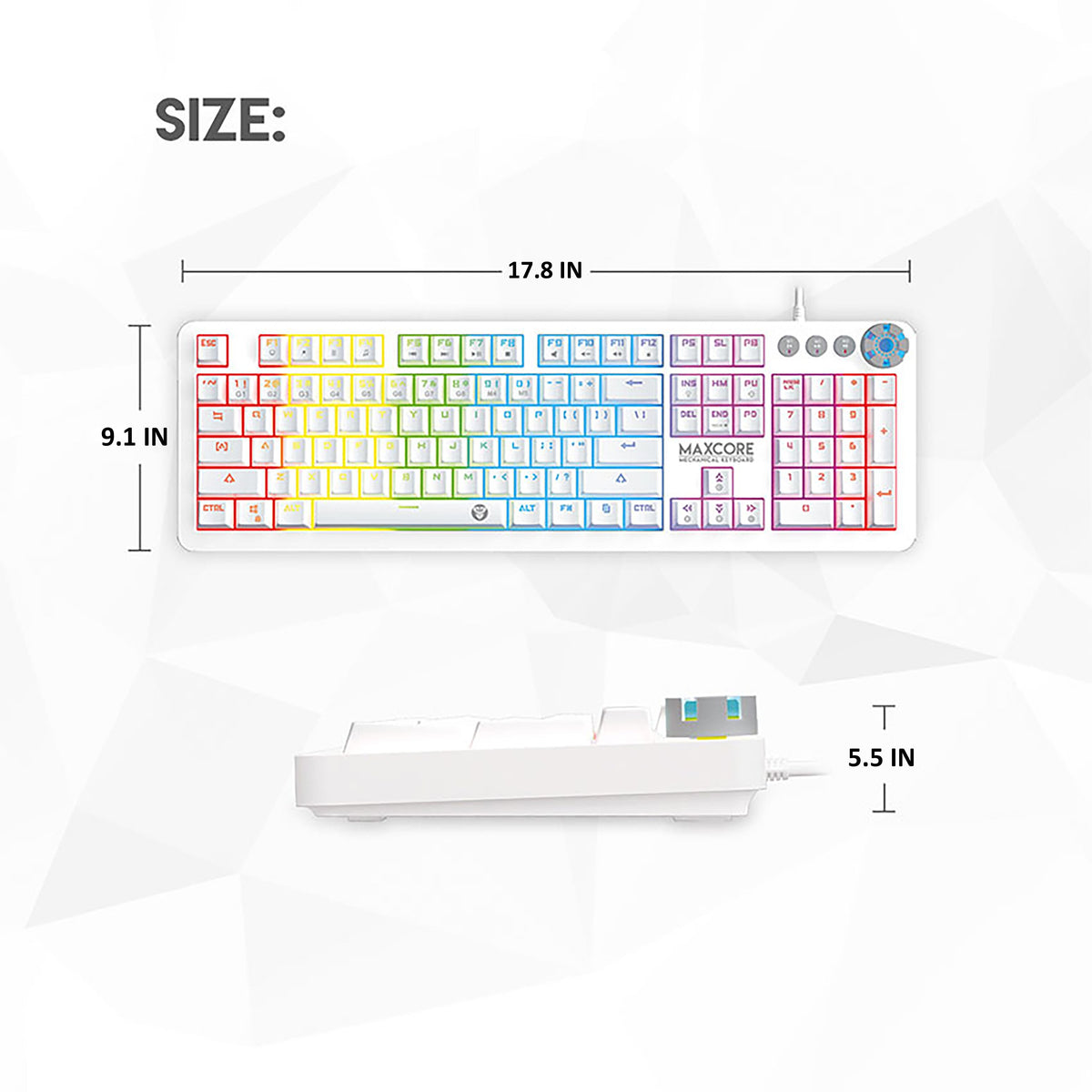 FANTECH MK852 MECHANICAL KEYBOARD - SPACE EDITION