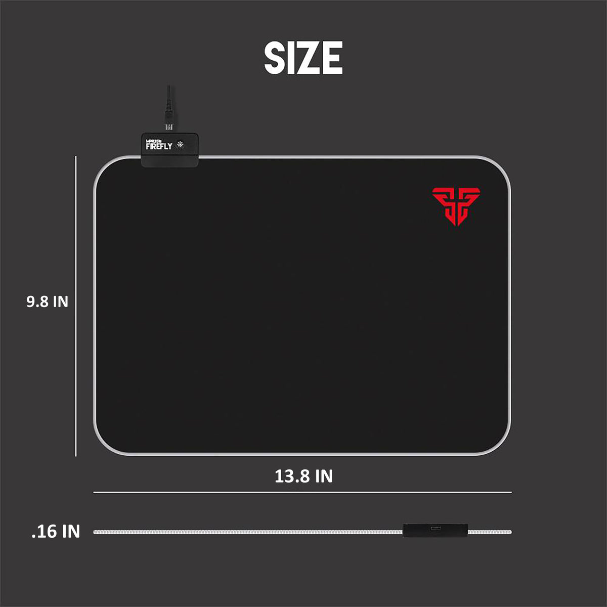 FANTECH MPR351S FIREFLY RGB MOUSEPAD