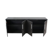 AXIS HINGED FOUR DOOR CREDENZA 71" X 18" WITH LOCKS