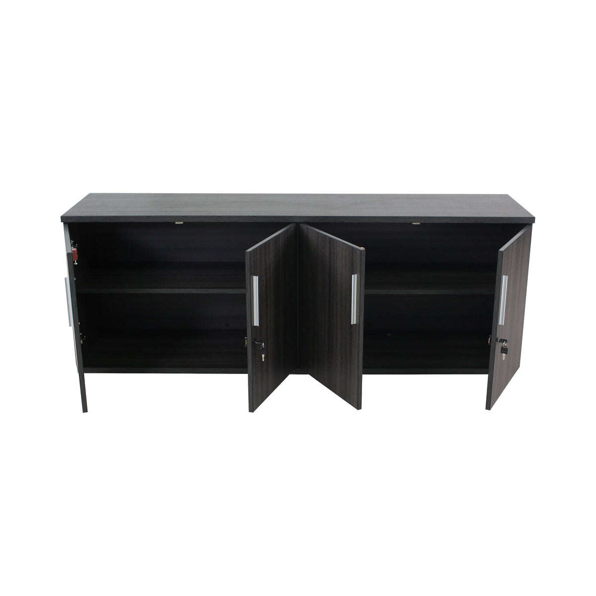 KONA HINGED FOUR DOOR CREDENZA 71" X 18" WITH LOCKS