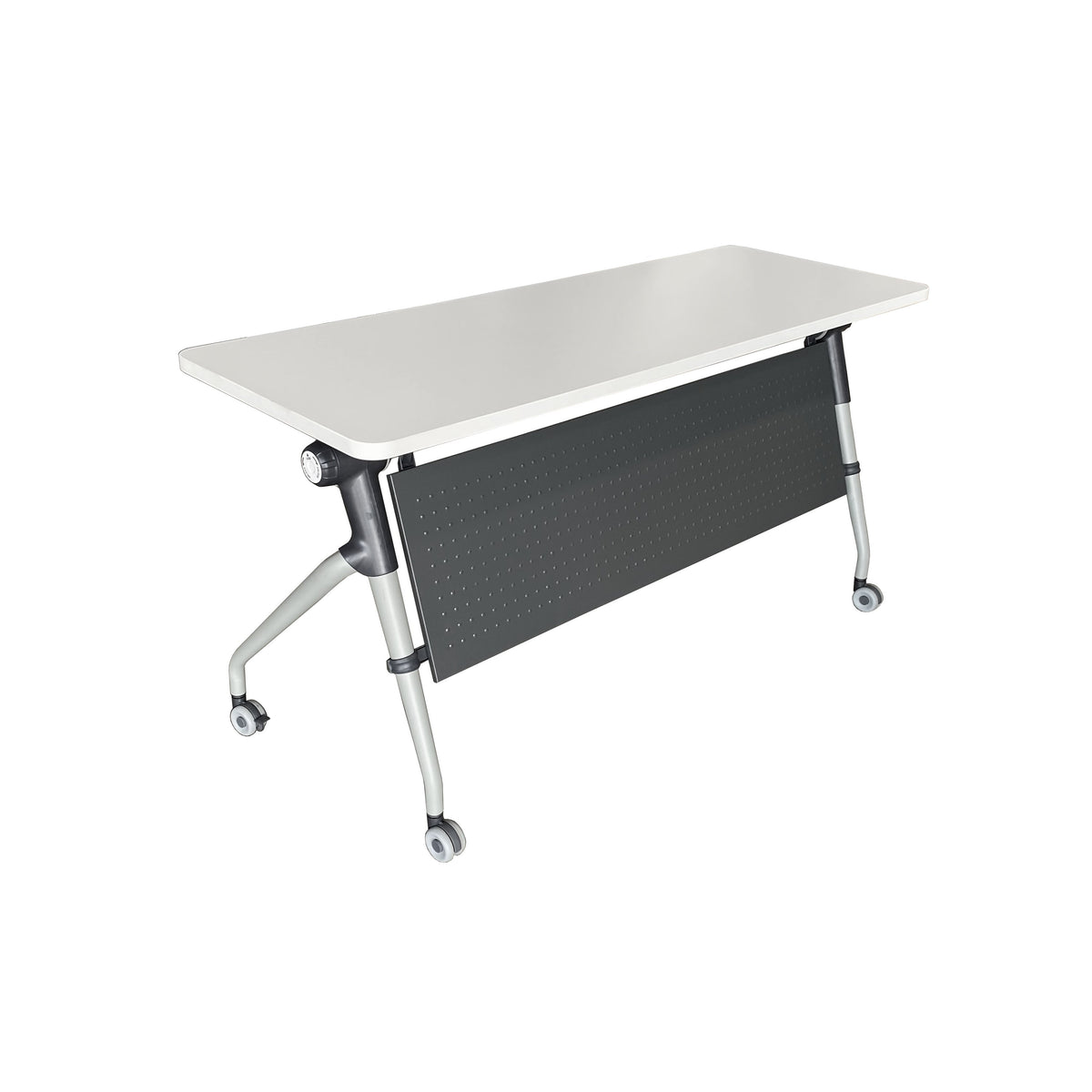 FOLDING TRAINING TABLE WITH INTEGRATED MODESTY PANEL