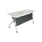 FOLDING TRAINING TABLE WITH INTEGRATED MODESTY PANEL