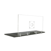FRONTLINE20 COUNTERTOP 24" INVISIBLE BARRIER WITH CLEAR SPEAK THRU