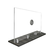 FRONTLINE20 COUNTERTOP 24" INVISIBLE BARRIER WITH ALUMINUM SPEAK THRU