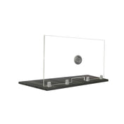 FRONTLINE20 COUNTERTOP 24" INVISIBLE BARRIER WITH ALUMINUM SPEAK THRU
