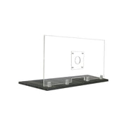 FRONTLINE20 COUNTERTOP 24" INVISIBLE BARRIER WITH CLEAR SPEAK THRU