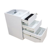 OPEN-TOP-HEIGHT HEAVY DUTY BOX/BOX/FILE PEDESTAL