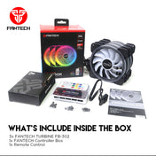 FANTECH TYPHOON FB-302 RGB 3 IN 1 FAN