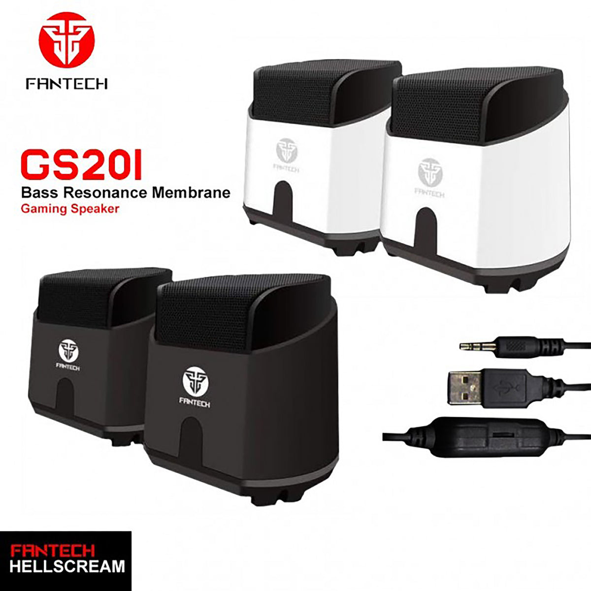 FANTECH GS201 - HELLSCREAM GAMING SPEAKER