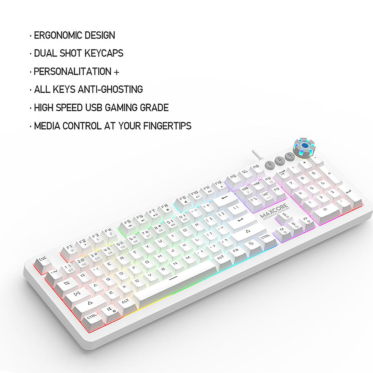 FANTECH MK852 MECHANICAL KEYBOARD SILENT KEYS - SPACE EDITION