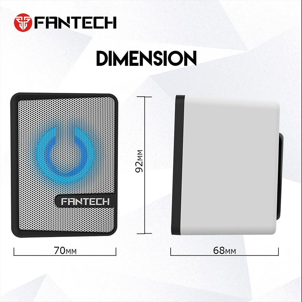 FANTECH GS203 PRO-GAMING USB SPEAKER SPACE EDITION