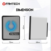 FANTECH GS203 PRO-GAMING USB SPEAKER SPACE EDITION