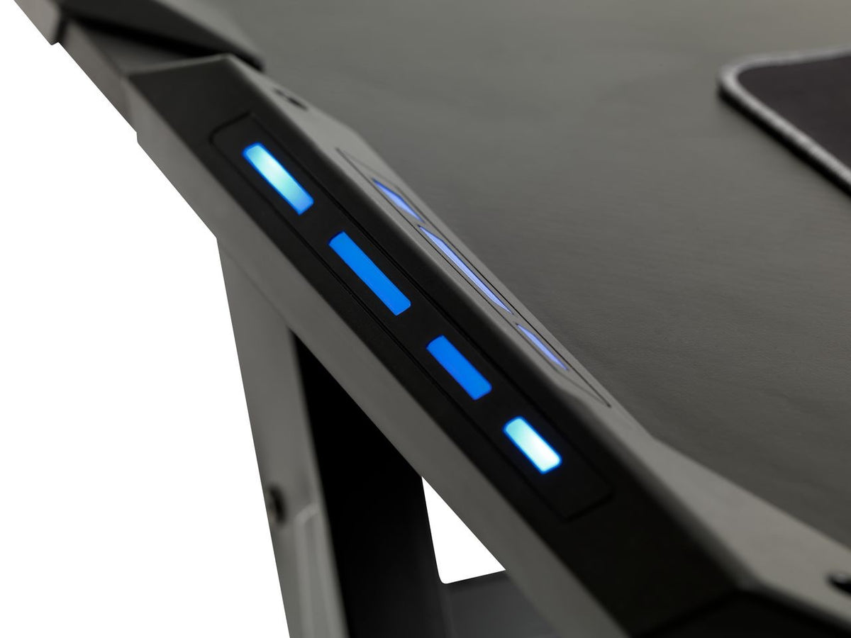 MOKELE GAMING TABLE WITH RGB LED LIGHTS & REMOTE CONTROL