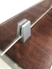 FRONTLINE20 COUNTERTOP 24" INVISIBLE BARRIER WITH ALUMINUM SPEAK THRU