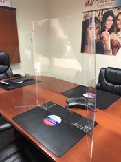 LITE SERIES ACRYLIC DESK TOP BARRIER BY FRONTLINE20