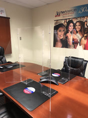 LITE SERIES ACRYLIC DESK TOP BARRIER BY FRONTLINE20
