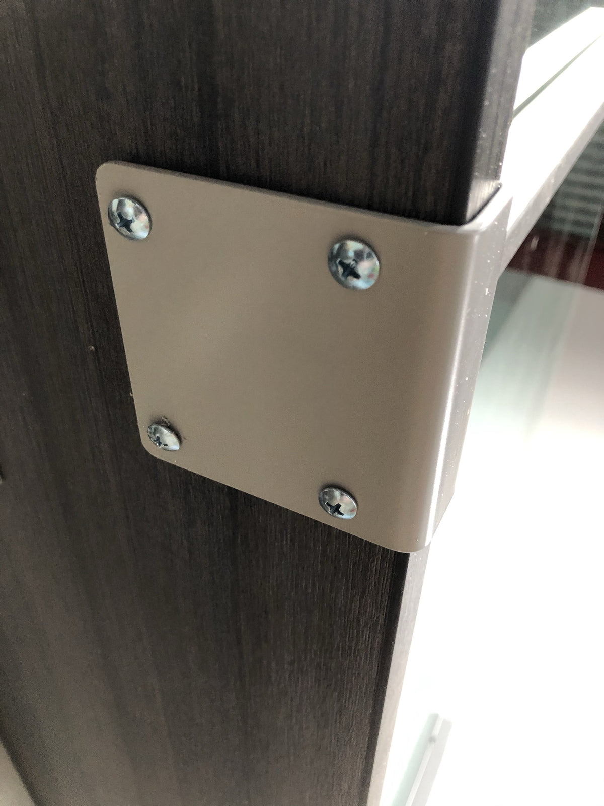 ACRYLIC SHIELD PANEL SCREEN METAL SUPPORT BARS FOR TOPS