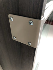 ACRYLIC SHIELD PANEL SCREEN METAL SUPPORT BARS FOR TOPS