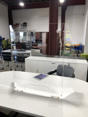 LITE SERIES ACRYLIC DESK TOP BARRIER BY FRONTLINE20