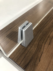 FRONTLINE20 COUNTERTOP 24" INVISIBLE BARRIER WITH CLEAR SPEAK THRU