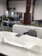 LITE SERIES ACRYLIC DESK TOP BARRIER BY FRONTLINE20