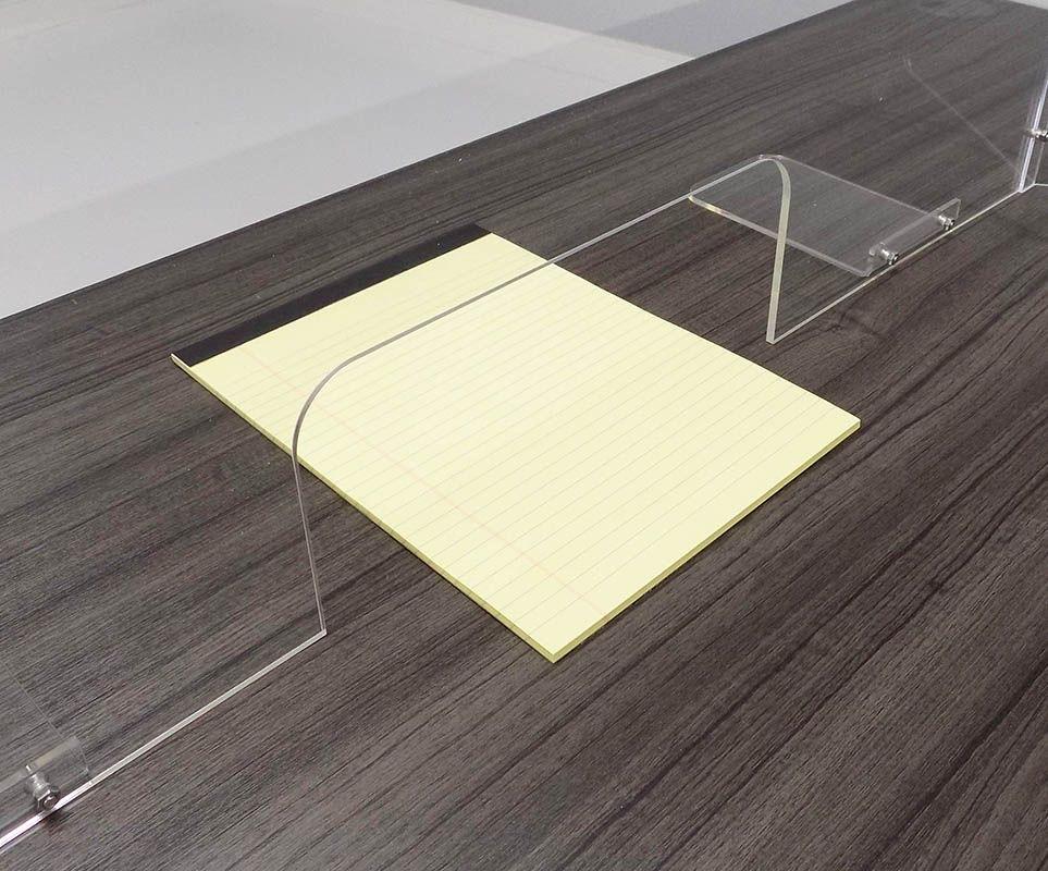 LITE SERIES ACRYLIC DESK TOP BARRIER BY FRONTLINE20