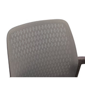 Jupiter Mesh-Back Stacking Black Frame Chair
