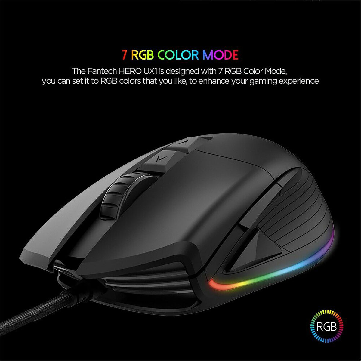 FANTECH HERO UX1 WIRED PRO-GAMING MOUSE